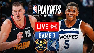 NBA LIVE! Minnesota Timberwolves vs Denver Nuggets GAME 7 | May 20, 2024 | NBA Playoffs 2024 LIVE