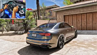 900Hp Audi RS 5 Coupe - Forza Horizon 5 | Thrustmaster TMX Gameplay