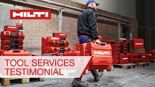 Hilti Tool Service Customer Testimonials - Tool Fleet Management and ON!Track Asset Management