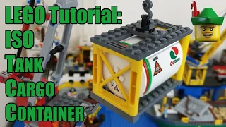 LEGO Tutorial - ISO Tank Cargo Container 👨‍🎓🏹