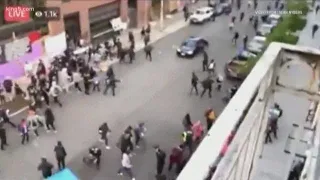 Video shows suspect drive through crowd of protesters in Seattle