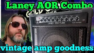 Laney Pro-Tube AOR 30 watt combo demo, lots of pedals