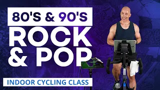80's & 90's POP and ROCK | 50 min Indoor Cycling Workout
