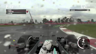 F1 2015 - Wet Track Dry Tyres Challenge