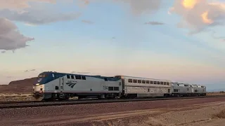 Desert Rescue - Amtrak "Hospital Train" on the Needles Subdivision, 8/28/2022