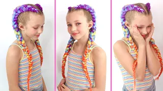 Feed In Braids (The Cheat Way)! 🌈🌈