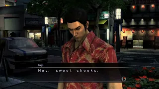 get walloped acrobatic style (Yakuza Kiwami 3: Essence of Pole Dancing fullscreen version)