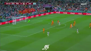 Messi assist Molina Vs Netherlands