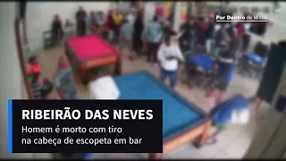 Homem é executado com tiro de escopeta em bar em Ribeirão das Neves