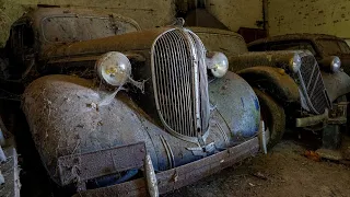 Nobody Came In For 20 Years - Collection of Abandoned Classic Cars