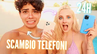 Io e Oks Dane ci SCAMBIAMO i telefoni per 24H! | Luciano Spinelli