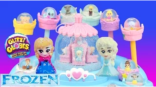 Frozen ELSA'S BALLROOM SNOW STORM GLITZI GLOBES Anna Olaf Cinderella Belle fun toys