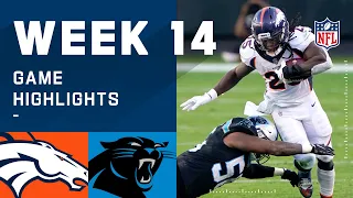 Broncos vs. Panthers Week 14 Highlights | NFL 2020