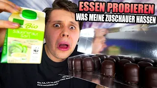 ESSEN PROBIEREN WELCHES MEINE ZUSCHAUER HASSEN🤬🤢