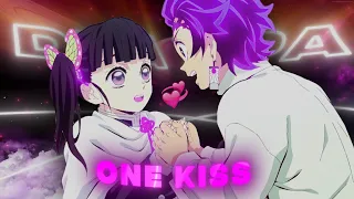 One kiss - Tanjiro x Kanao 💜 | Demon slayer  [Edit/AMV]