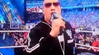 wwe wrestlemania 27 The Rock intro Team Bring it!!