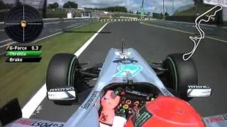 Michael Schumacher Onboard Lap - Japan 2010.