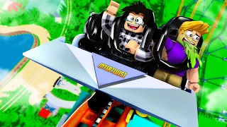 24H DANS UN PARC D'ATTRACTION ROBLOX !