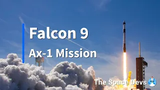 Falcon 9 Ax-1 Mission Clip