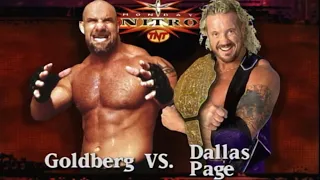 Goldberg V DDP WCW Nitro 19th April 1999