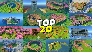 TOP 20 Minecraft 1.20 Seeds! (Cherry Blossom, Villages & More!)