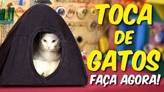 Toca de gatos instantânea com camiseta ft. Quatro Patas 🔵Manual do Mundo