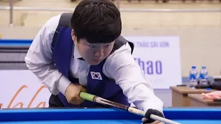 CHO Myung Woo vs Kang Dong Koong, Asian Carom 3C Championship 2019