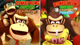 Donkey Kong Country Returns + Tropical Freeze - Full Game Walkthrough