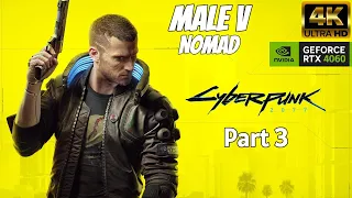 Cyberpunk 2077 Gameplay Walkthrough - Part 3 (No Commentary) [4K60FPS PC] DLSS + Ray Tracing