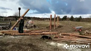 СТРОИМ ДЕРЕВЯННЫЙ БОЛЬШОЙ УДОБНЫЙ КОРОВНИК СВОИМИ СИЛАМИ!БУДЕТ МНОГО НОВЫХ КОРОВ РАЗНЫХ ПОРОД!