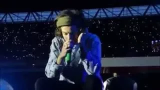 22 times Harry sang "And all HIS little things"