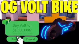 GETTING THE OG VOLT BIKE IN OG JAILBREAK! (Roblox Jailbreak 2019)