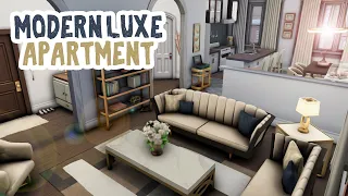Modern Luxe Apartment || The Sims 4 Apartment Renovation: Speed Build