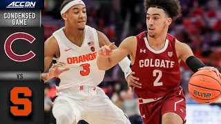 Colgate vs. Syracuse Condensed Game | 2022-23 ACC Men’s Basketball