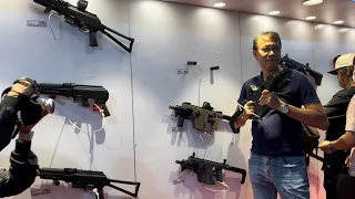 Super Guns at 2023 Manila Guns Show Manila Philippines featuring Kriss sub machine guns