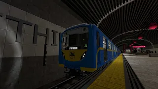 Поездка по малиновой линии в утренний час пик l Garrys mod Metrostroi