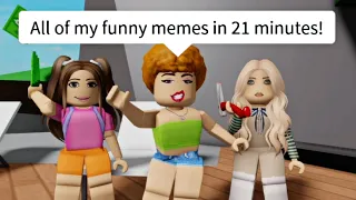 All of my FUNNY Roblox Memes in 21 minutes 🤣 - Roblox Compilation!