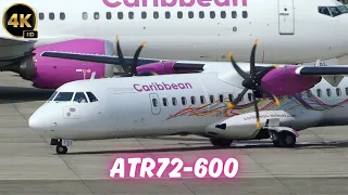 [4K] Caribbean Airlines ATR72-600 Departure from Grenada