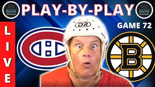 NHL GAME PLAY BY PLAY: CANADIENS VS BRUINS