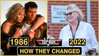 TOP GUN Cast 1986/2022 MAVERICK ⭐ Then And Now ⭐How They Changed