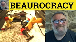 🔵 Bureaucracy Meaning - Bureaucratic Definition - Bureaucrat Examples -  Bureaucrat Bureaucracy