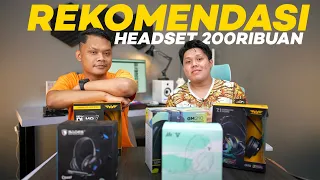 Rekomendasi Headset Gaming Terbaik Harga 200Ribuan !!!