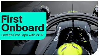 Onboard: First Laps with Lewis and the F1 W14