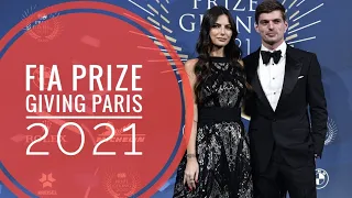 Max Verstappen and Kelly Piquet at FIA Prize Giving, Paris, 2021