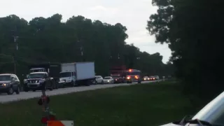 Coors light truck wreck on 415 SAMSULA