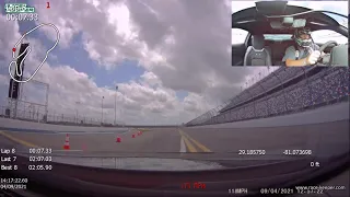 Daytona 9-4-21. Camaro ZL1 1LE. Two and half laps.