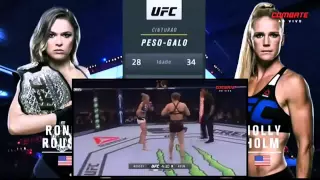 UFC 193 - Ronda Rousey vs Holly Holm - nocaute