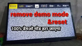 Sony led tv demo mode(LOOP) remove Sony led tv Factory  reset setting