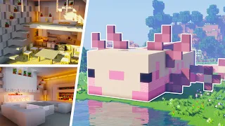 Minecraft Axolotl House Tutorial | Aesthetic Build Tutorial & Interior Design | Minecraft