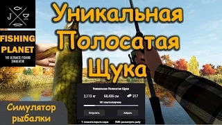 Fishing Planet 0.7.3 # Уникальная Полосатая Щука на озере Эмеральд, Нью-Йорк